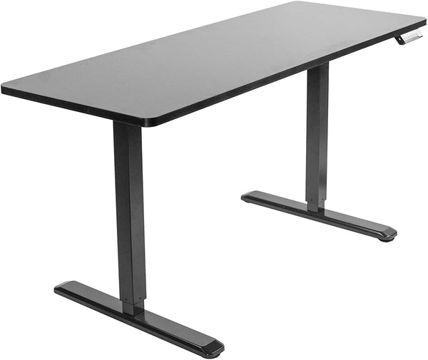 The standing desk from VIVO in black